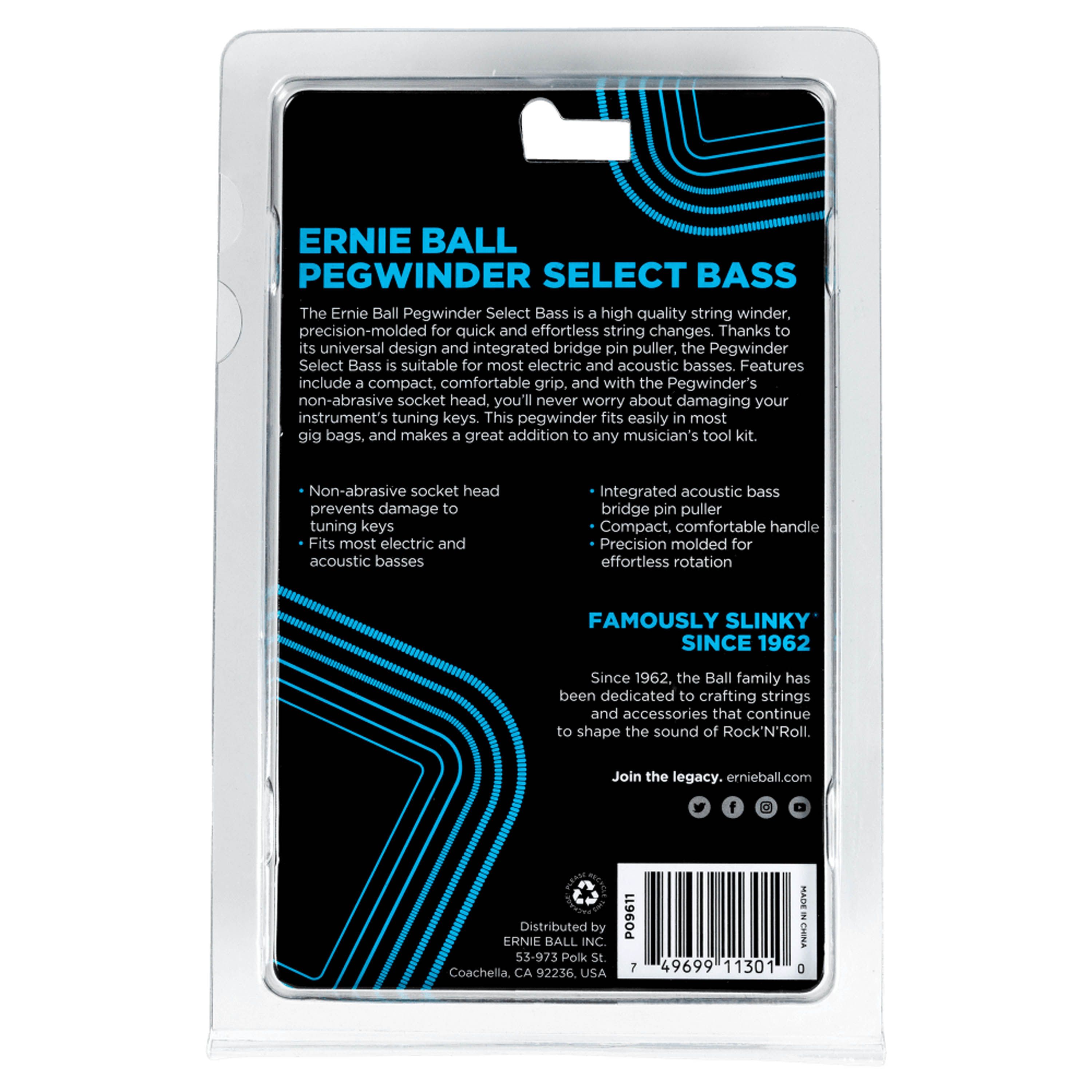 Tensor de cuerdas Ernie Ball P09611 para bajo foto 4