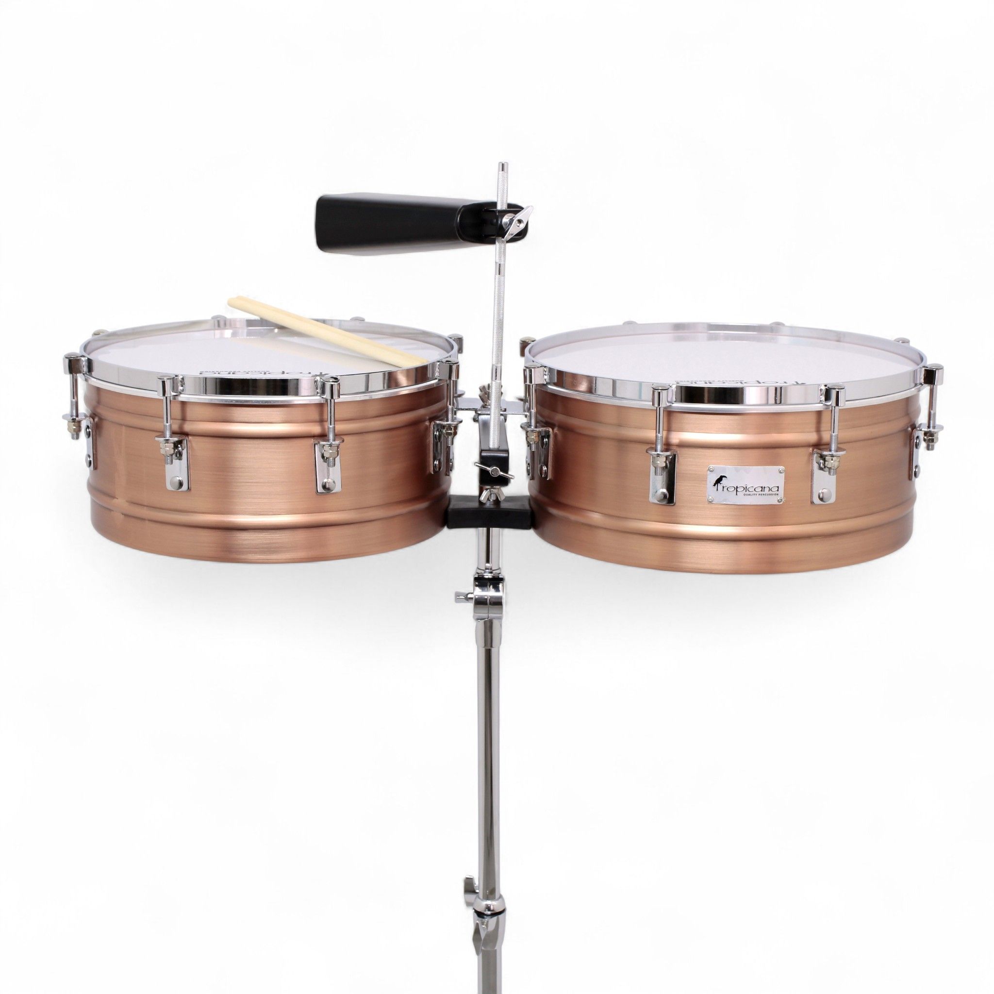 Timbaleta Tropicana 14" - 15" color bronce con cencerro TBBH100SZ-CBE foto 3