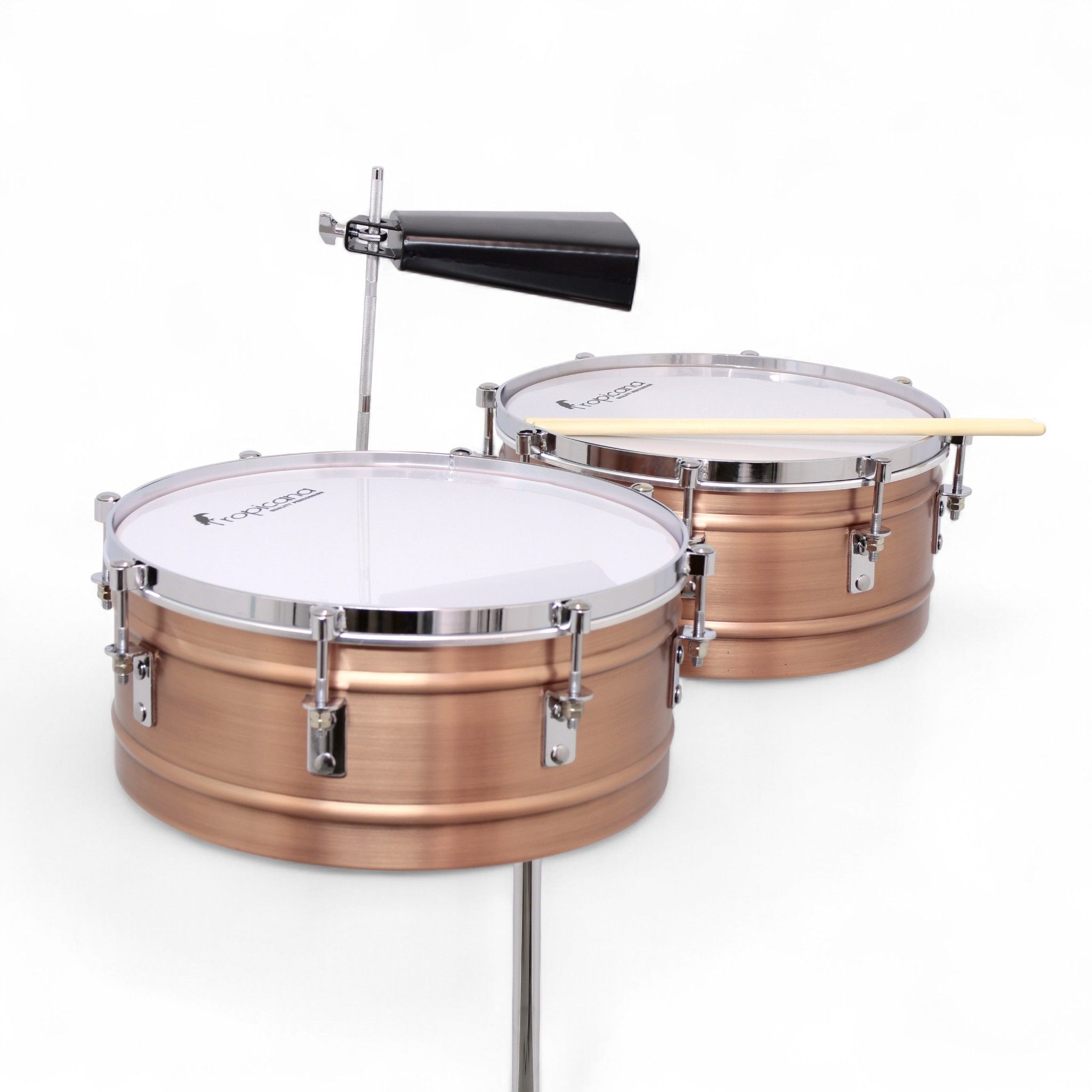 Timbaleta Tropicana 14" - 15" color bronce con cencerro TBBH100SZ-CBE foto 4