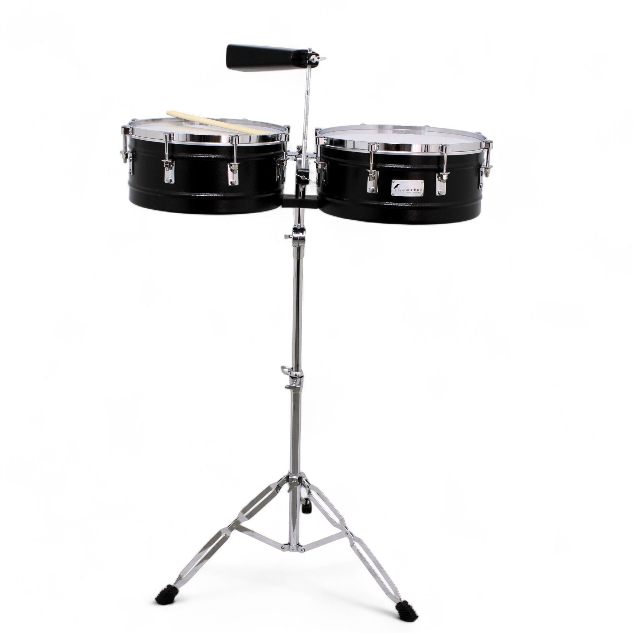 Timbaleta Tropicana 14" - 15" color negro con cencerro TBBB100SZ-BK foto 3