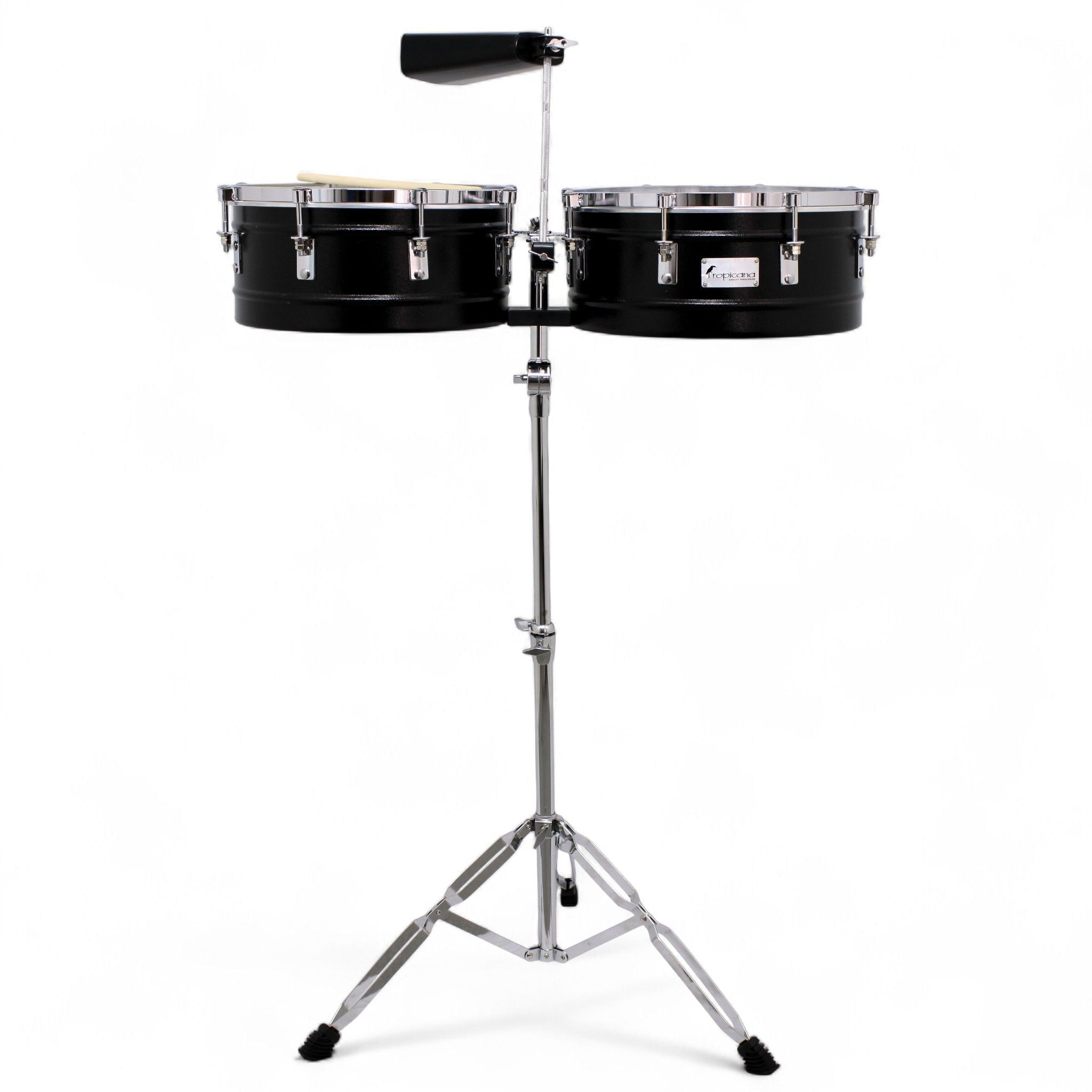 Timbaleta Tropicana 14" - 15" color negro con cencerro TBBB100SZ-BK foto 4