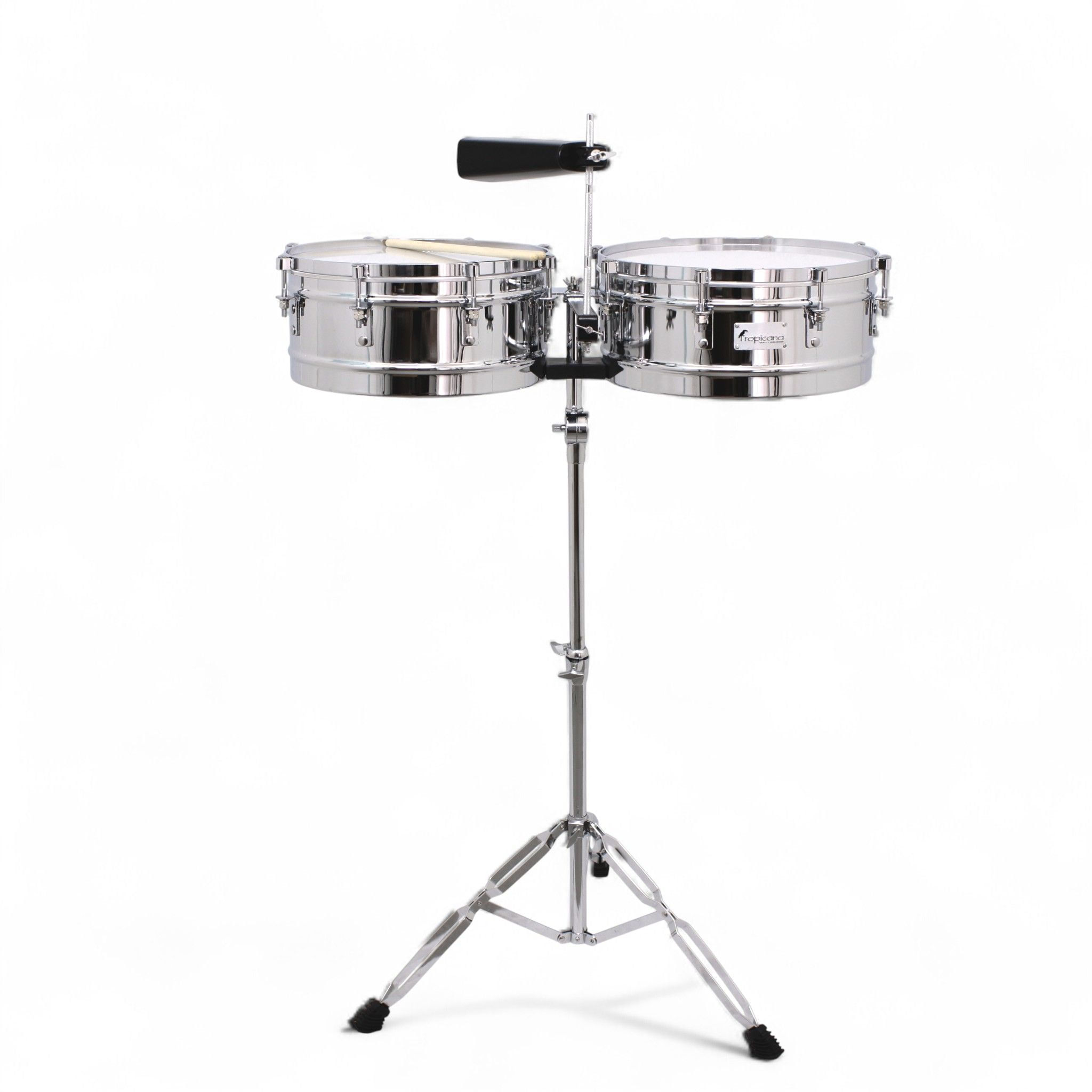 Timbaleta Tropicana 14" - 15" cromada con cencerro TBBC100SZ-CH foto 3