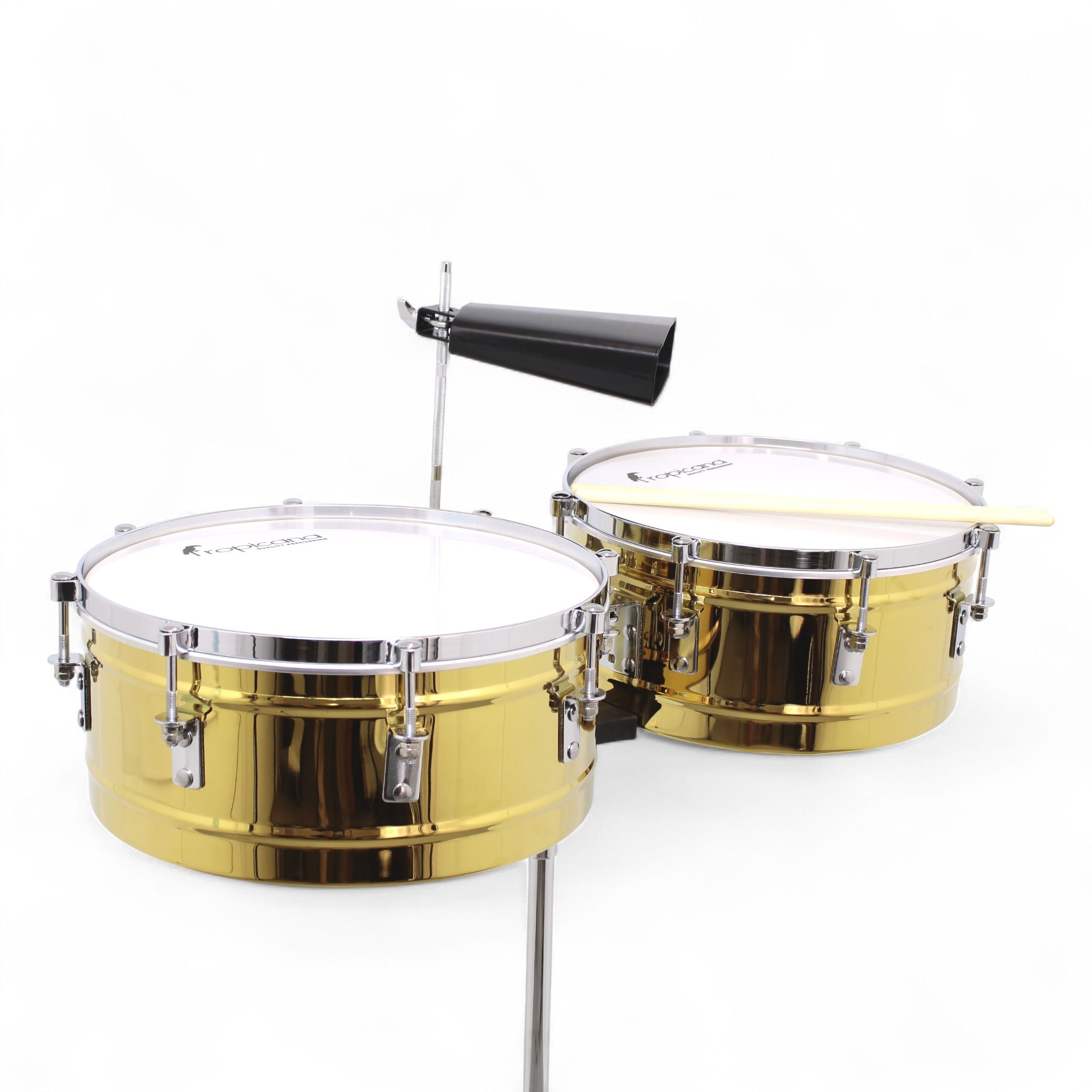 Timbaleta Tropicana 14" - 15" dorada con cencerro TBBG100SZ-MGO foto 4
