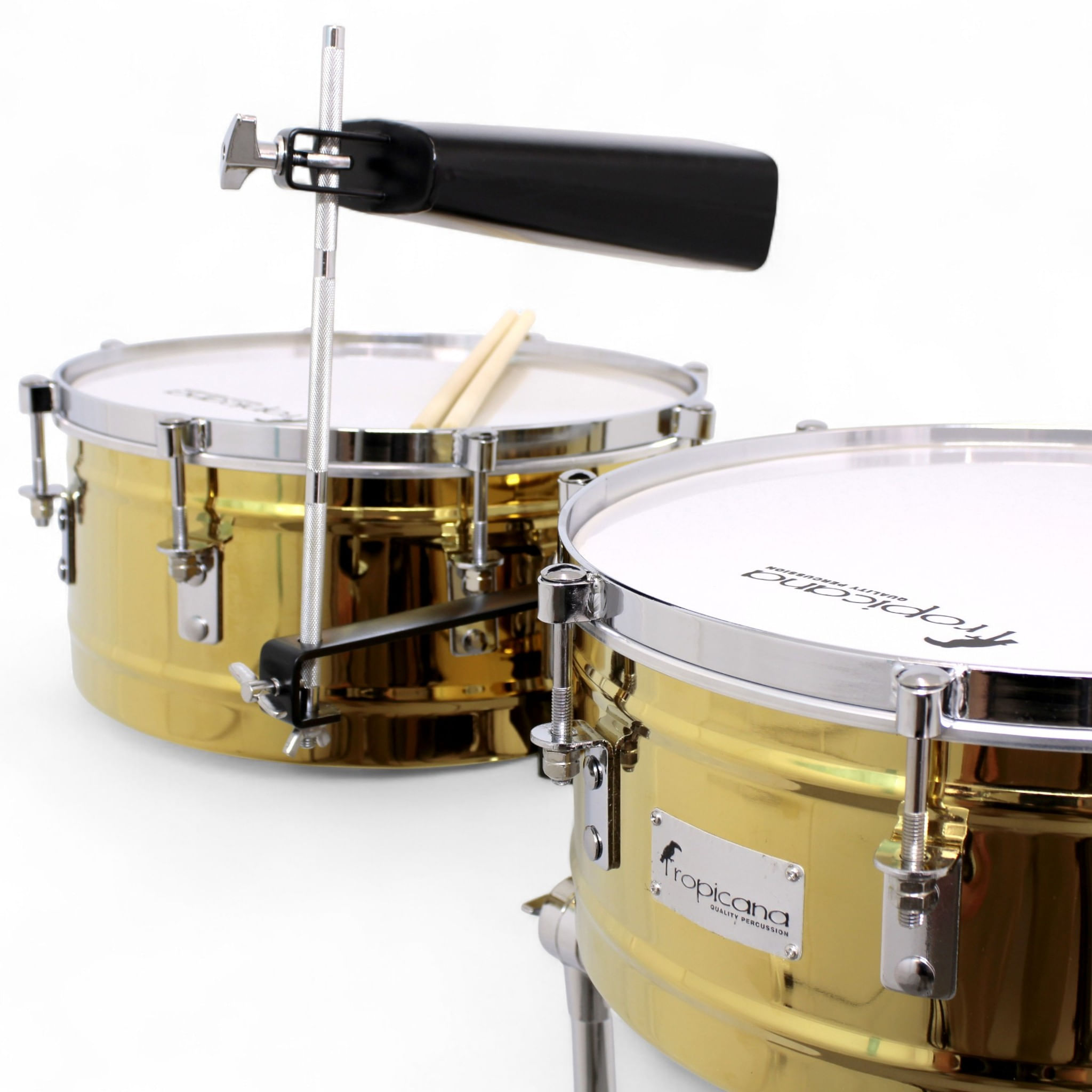 Timbaleta Tropicana 14" - 15" dorada con cencerro TBBG100SZ-MGO foto 5