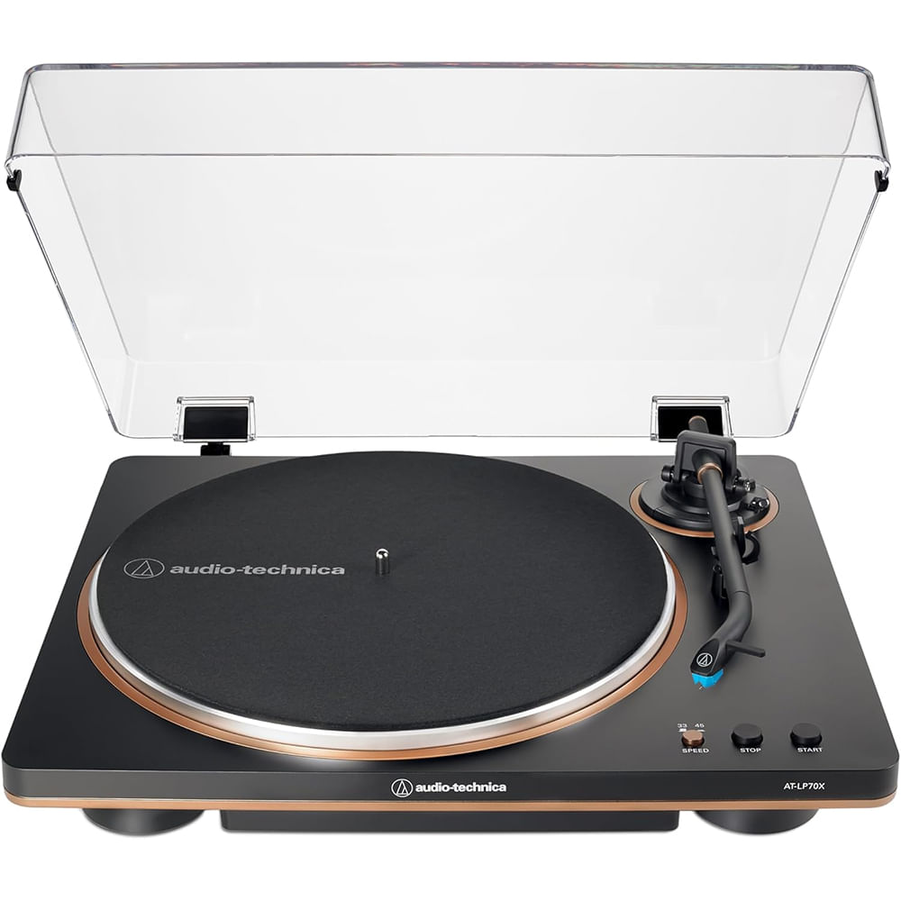 Tornamesa Belt-Drive Audio-Technica AT-LP70X-BZ  - Negro/Bronce foto 2