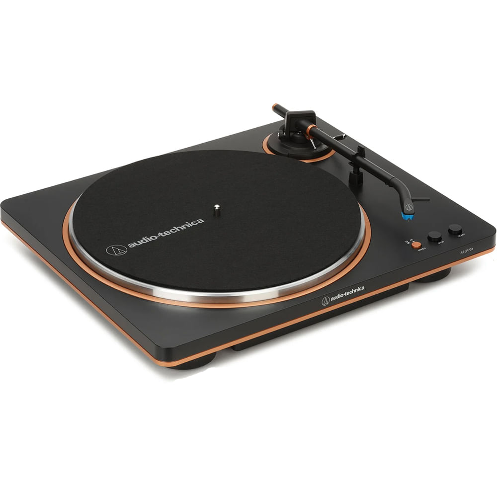 Tornamesa Belt-Drive Audio-Technica AT-LP70X-BZ  - Negro/Bronce foto 4