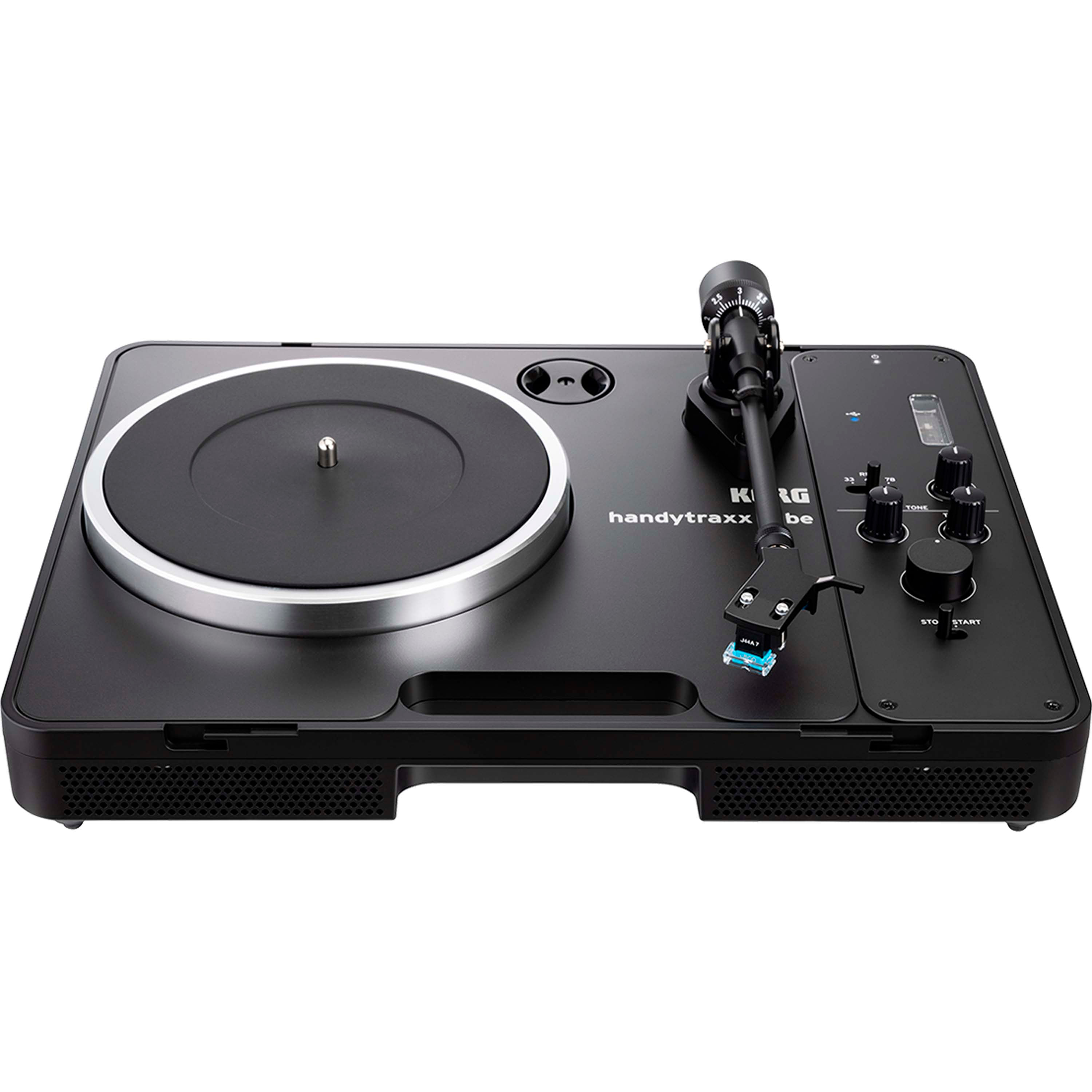 Tornamesa portátil Korg handytraxx tube con preamplificador a tubo foto 4