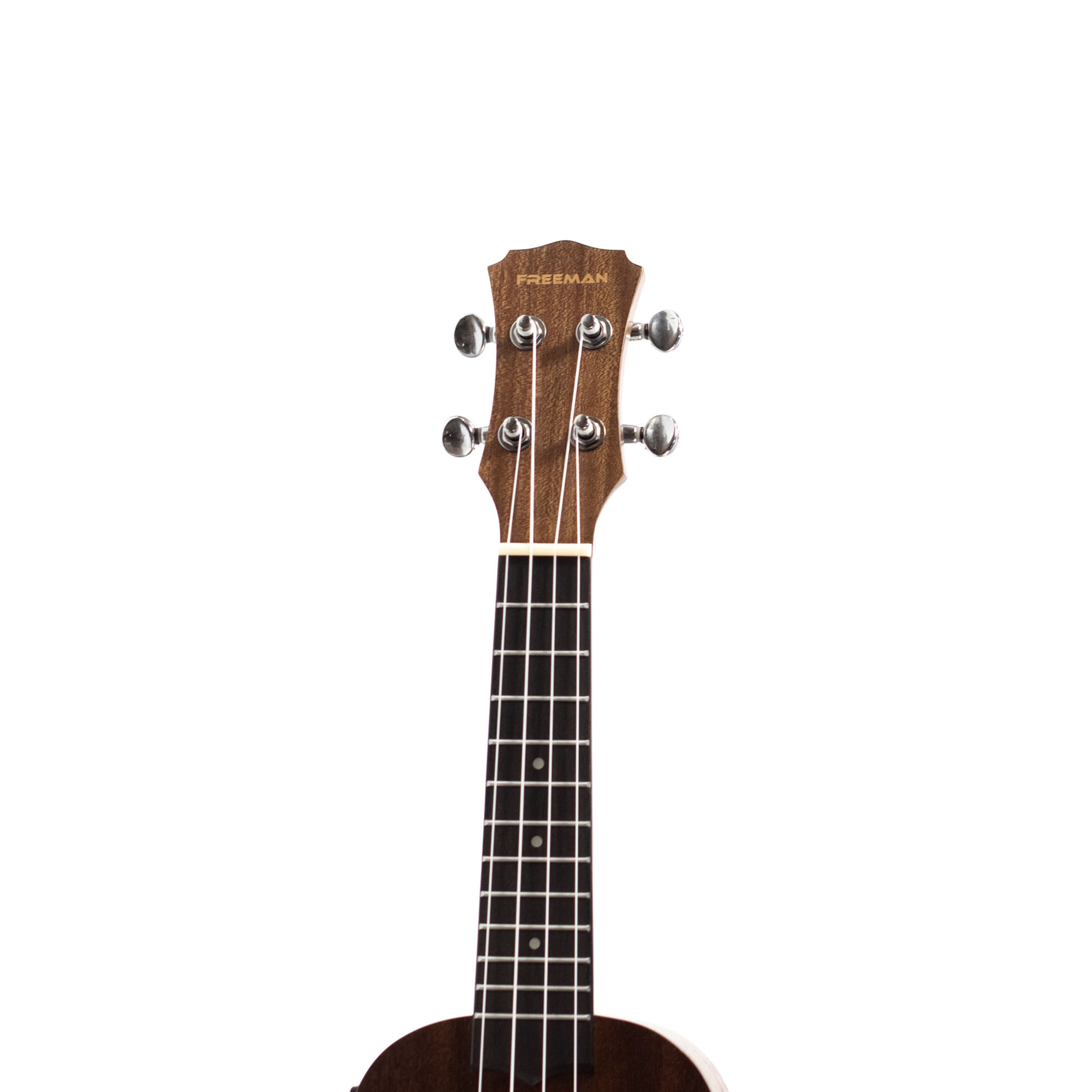 Ukelele Soprano Electroacústico Freeman KU-S-EQ/B -color madera marrón foto 3