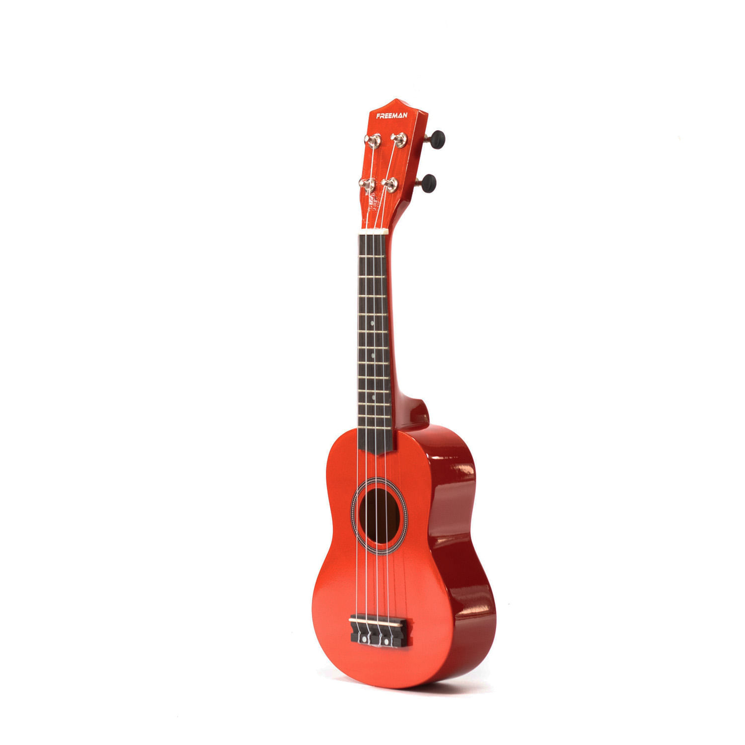 Ukelele Soprano Freeman UK201 - color rojo (RD) foto 2