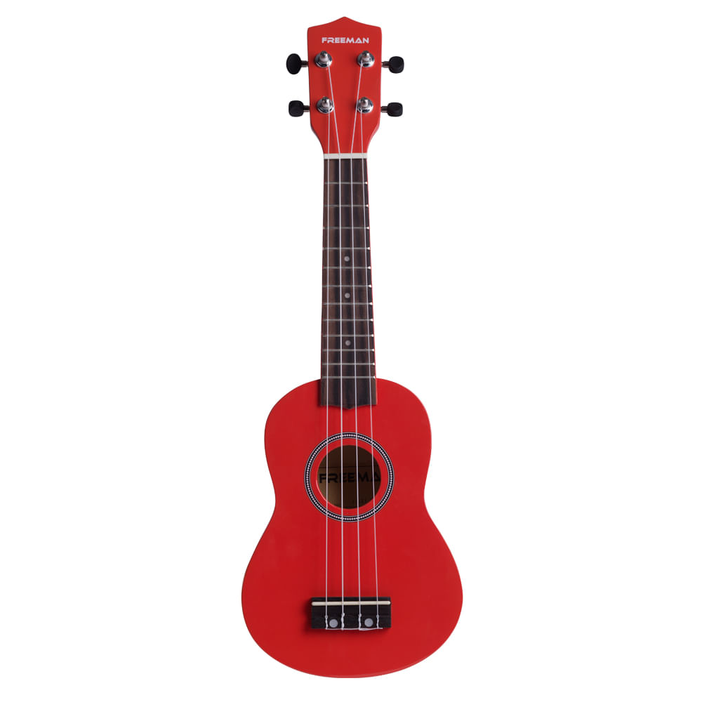 Ukelele Soprano Freeman UK201 - color rojo (RD) foto 3