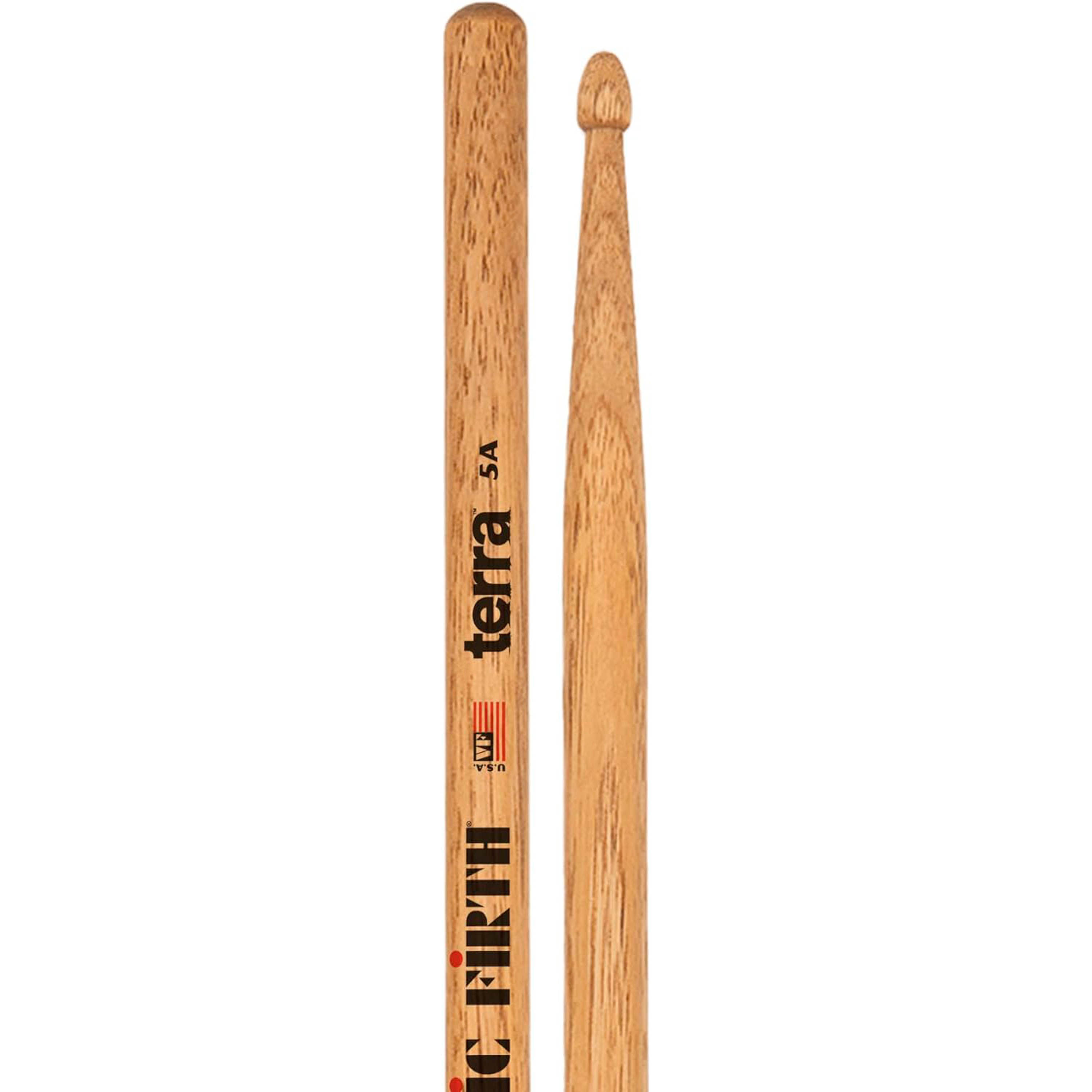 Pack Baquetas Vic Firth 5A Terra Wood 4 Pares foto 2