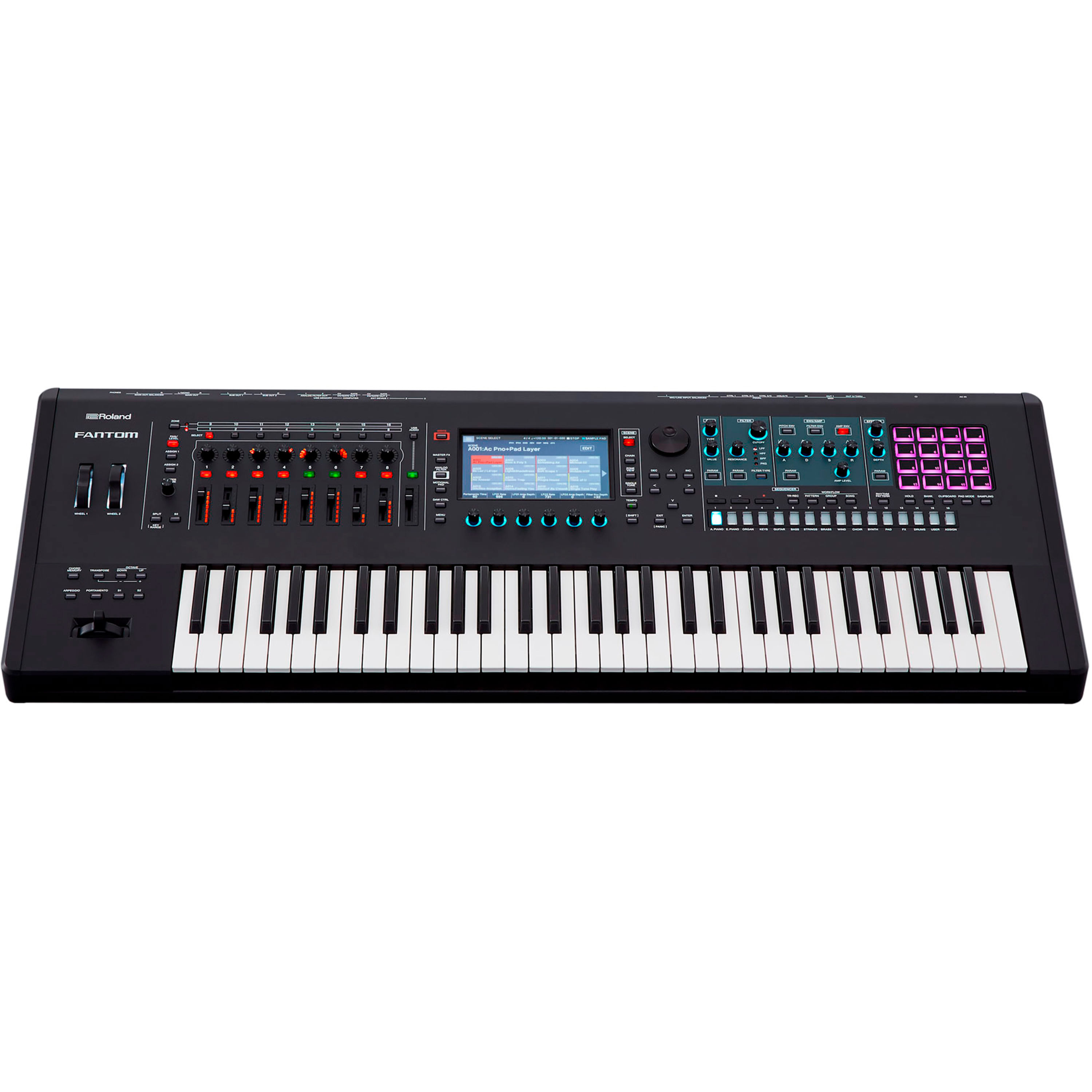 Teclado Workstation Roland Fantom-6 foto 2